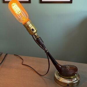 Rare VTG Wooden Wilson Sam Snead Golf Club Table Lamp Antique Handmade Custom